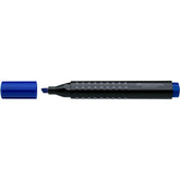 FABER-CASTELL Permanent Marker Blue Chisel Tip - Al Masam Stationery LLC